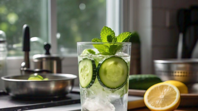 Lemon Cucumber Water